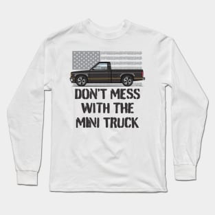 Don't Mess Black Long Sleeve T-Shirt